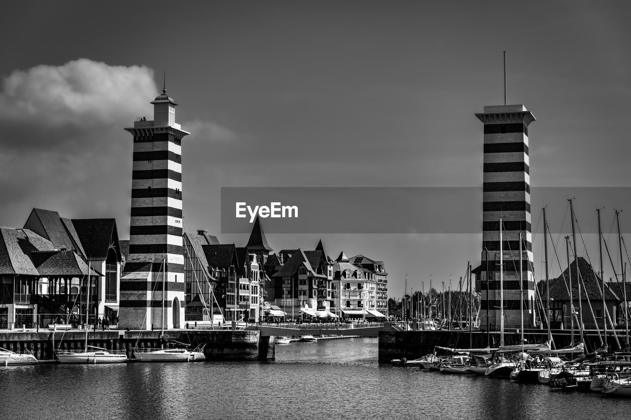 buildings in city against sky