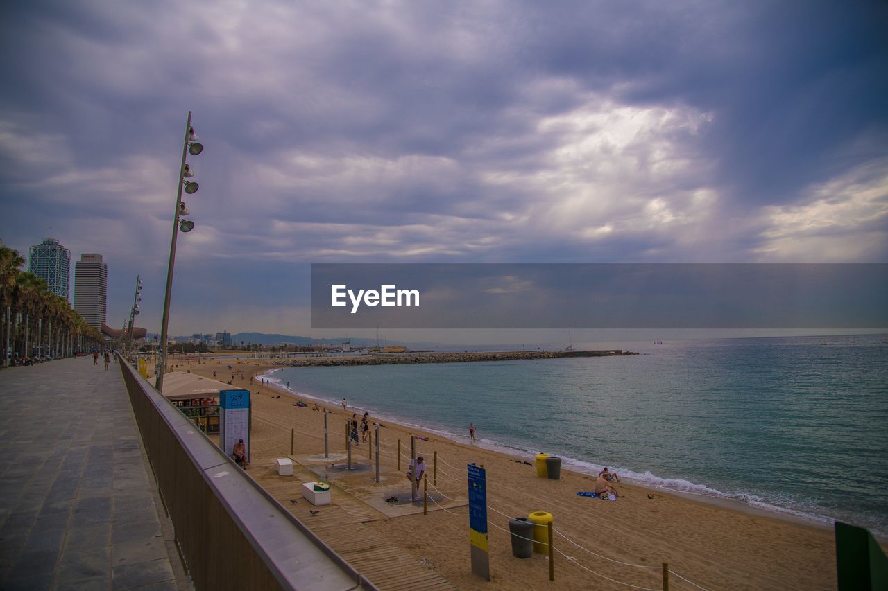 PANORAMIC VIEW OF SEA AGAINST SKY