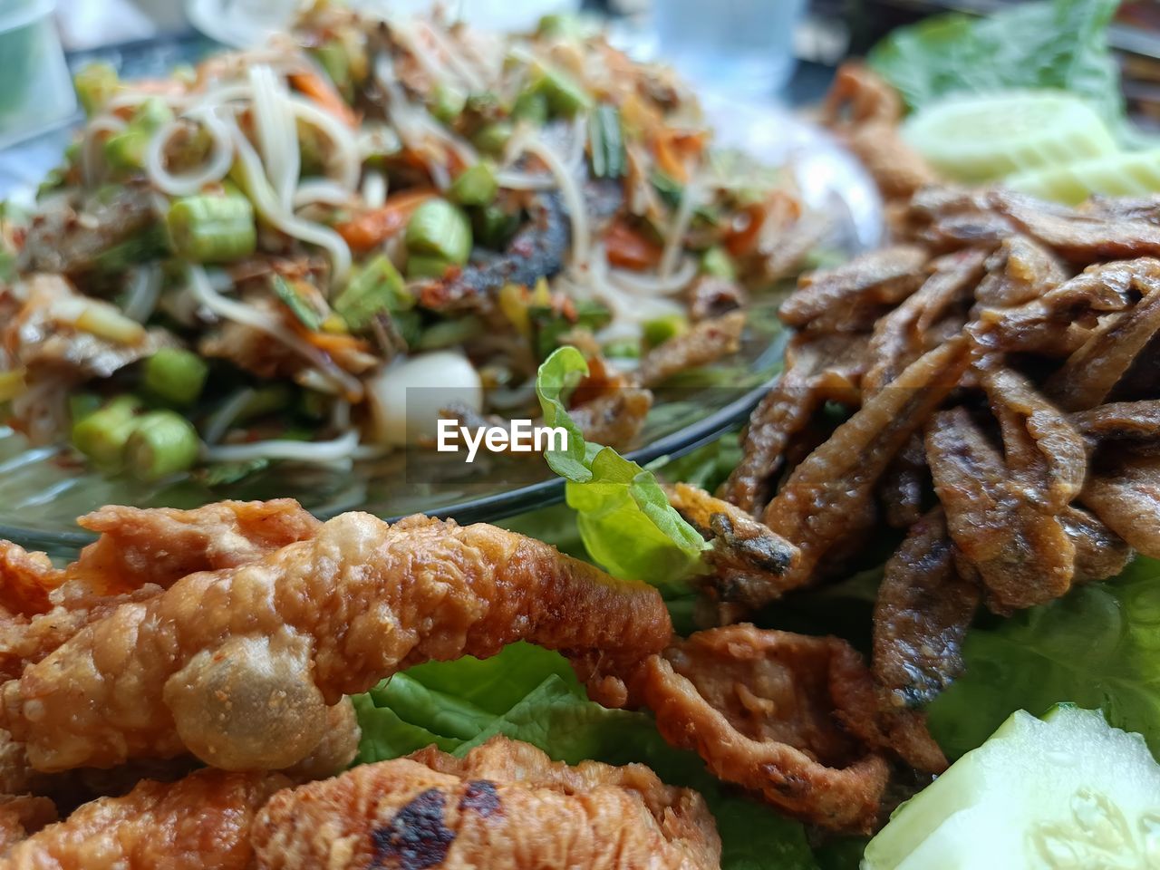 food, food and drink, dish, freshness, cuisine, healthy eating, meat, no people, close-up, fried food, wellbeing, fried, meal, business, asian food, seafood, satay, plate, vegetable, fast food, market, indoors, thai food, still life, fish
