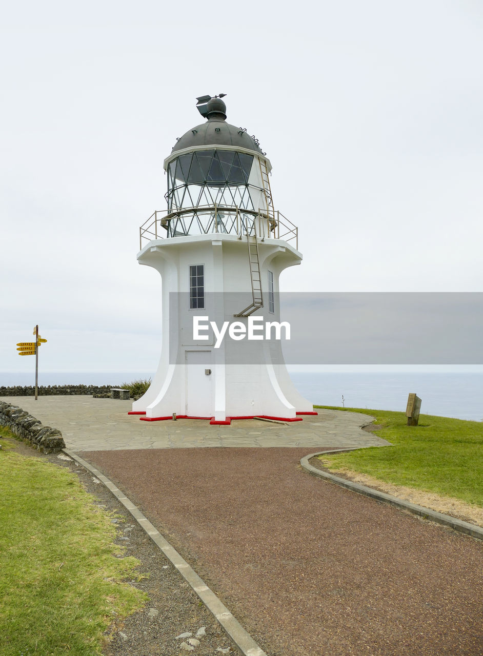 The cape reinga lighthouse at the north island in new zealand