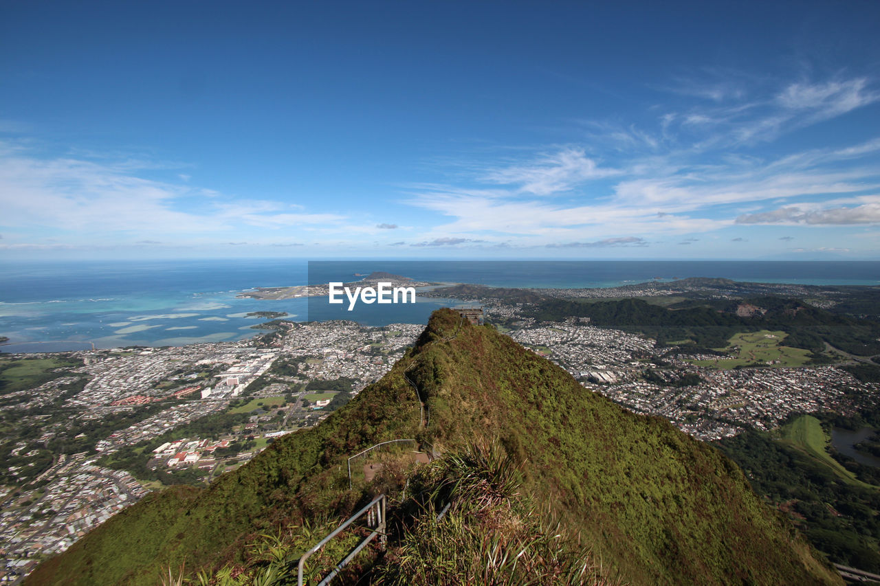 Panoramic shot of sea against sky