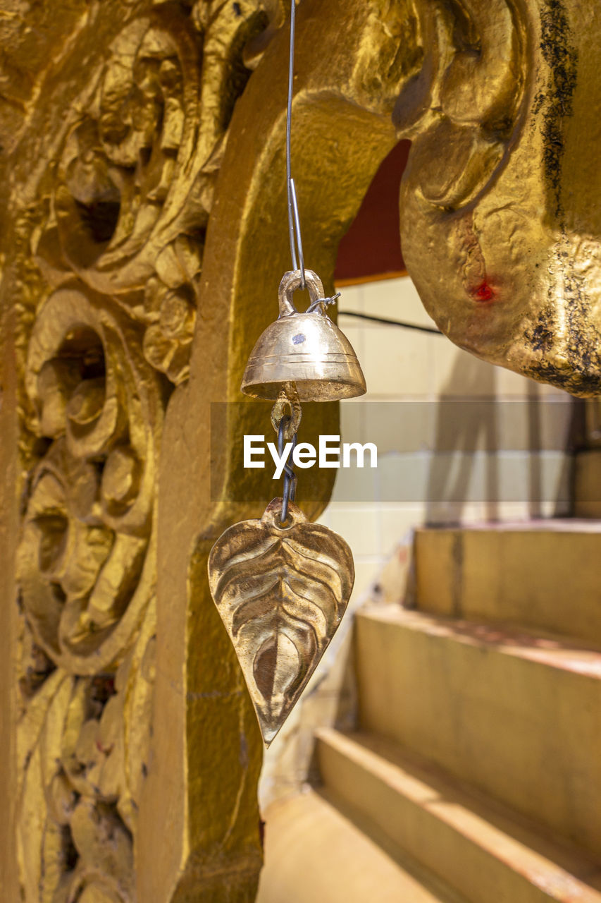 Close-up of a traditional burmese decoration