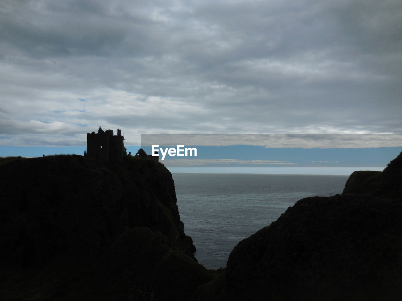 SCENIC VIEW OF ROCKS ON SEA AGAINST SKY