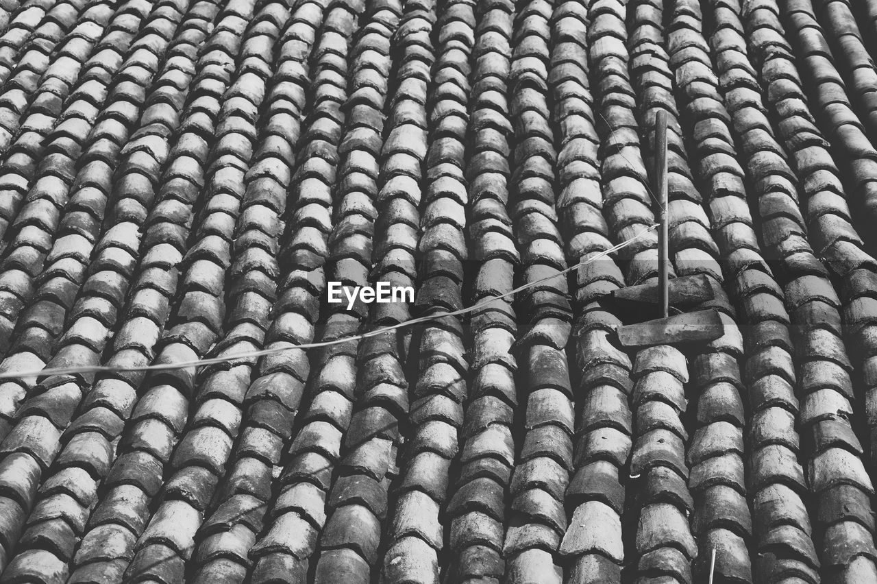 Full frame shot of roof