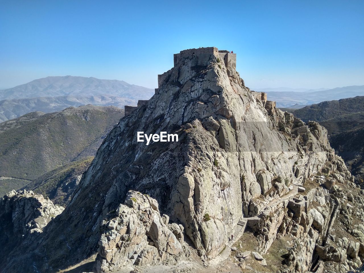 PANORAMIC VIEW OF ROCK FORMATIONS AGAINST SKY