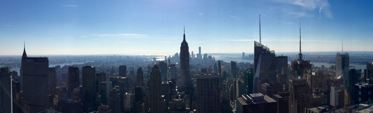 View of cityscape against sky