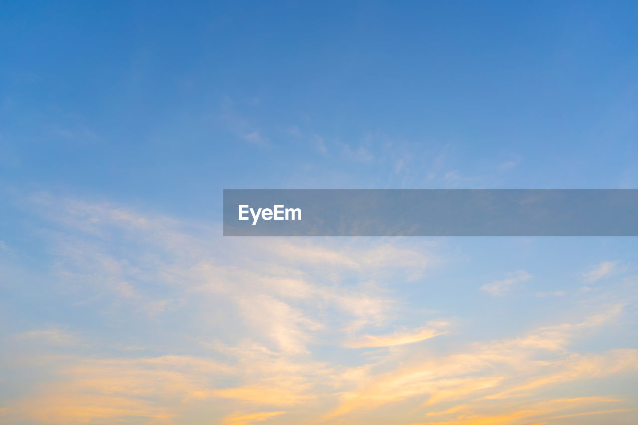 LOW ANGLE VIEW OF CLOUDY SKY