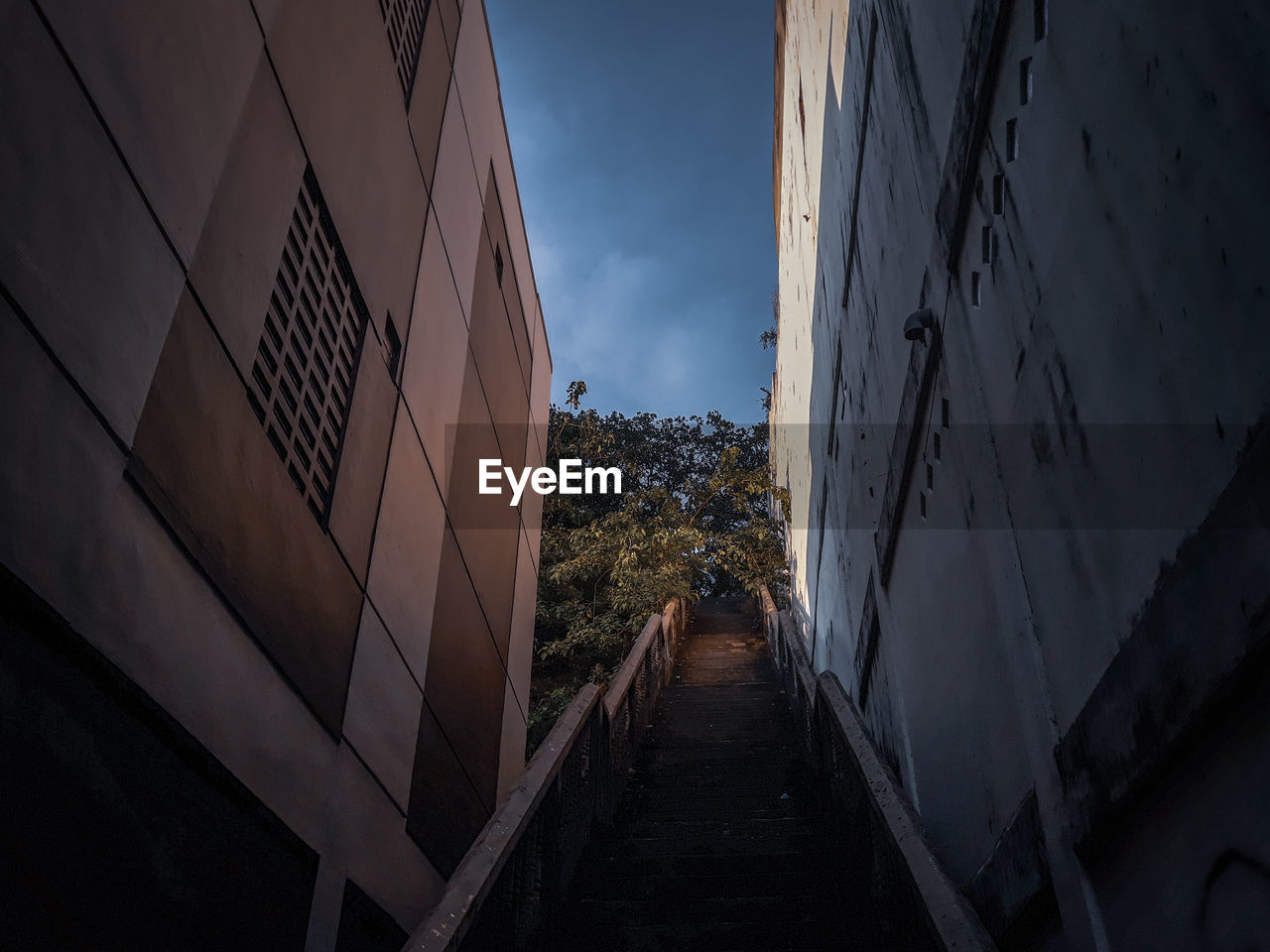 Low angle view of buildings against sky