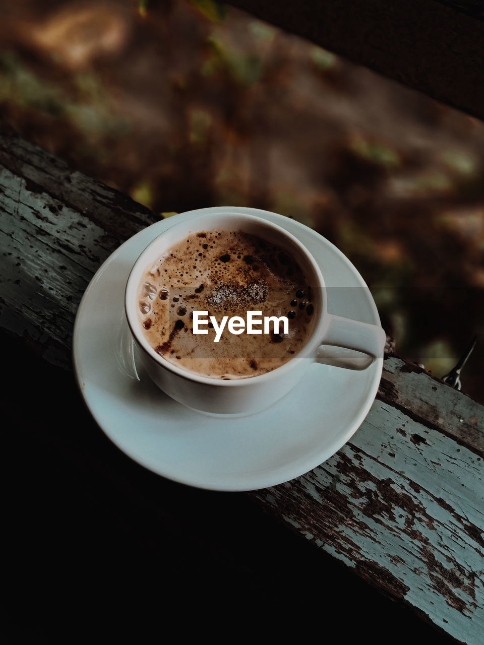 Close-up of coffee on table