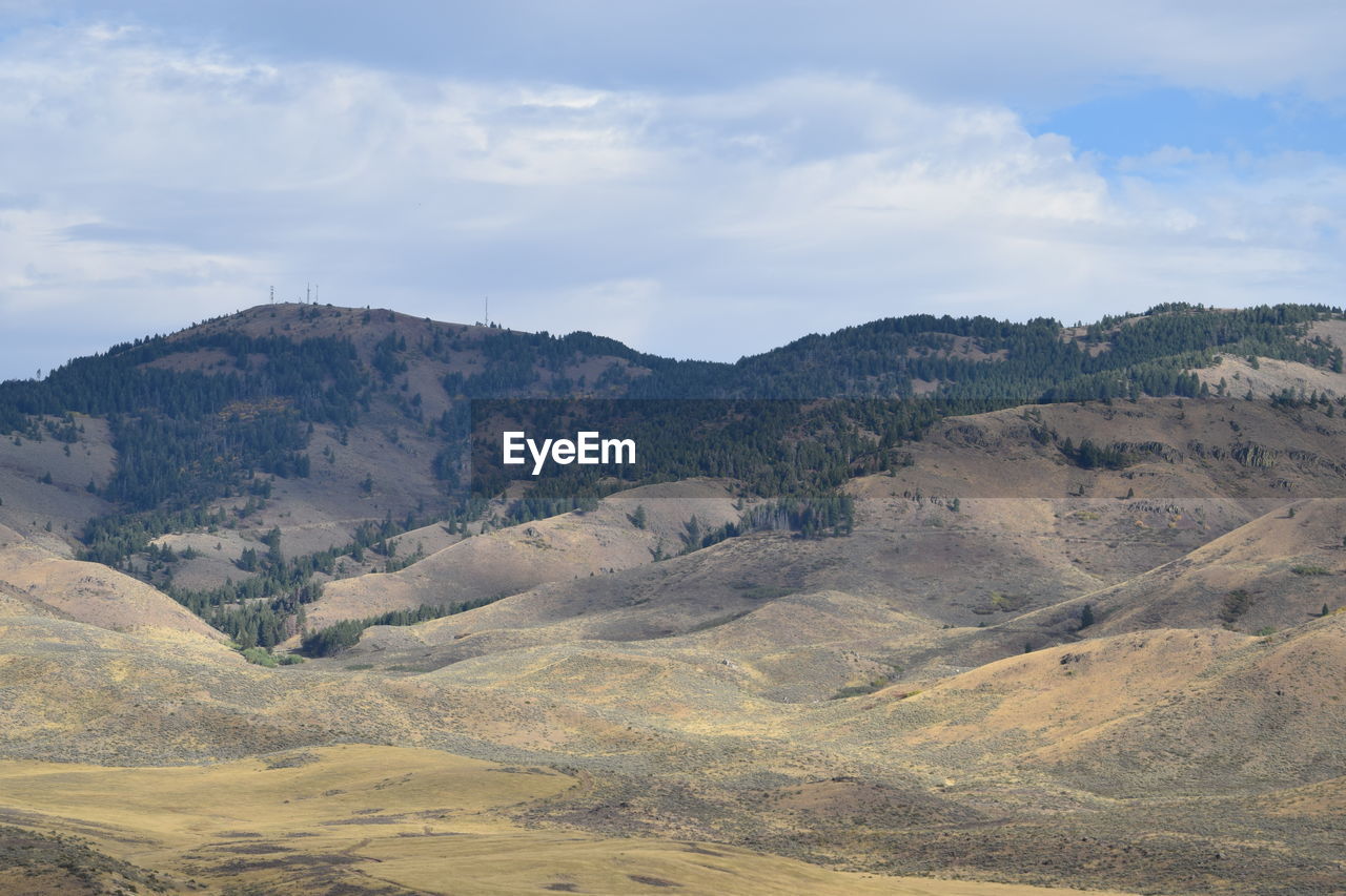 View of a mountain landscape