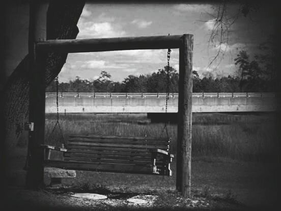 VIEW OF EMPTY FIELD AGAINST CLOUDY SKY