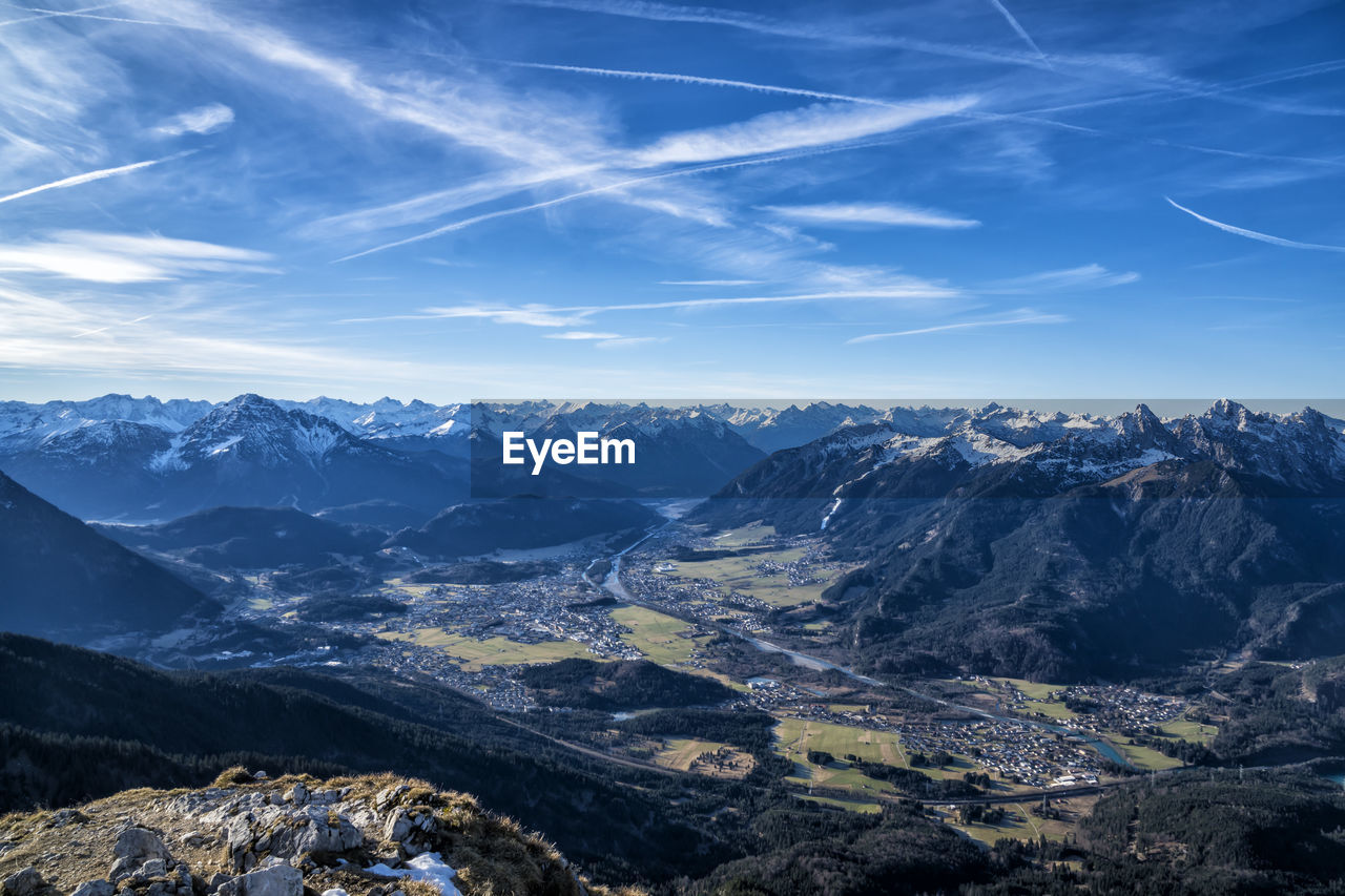 Basin of reutte from säuling