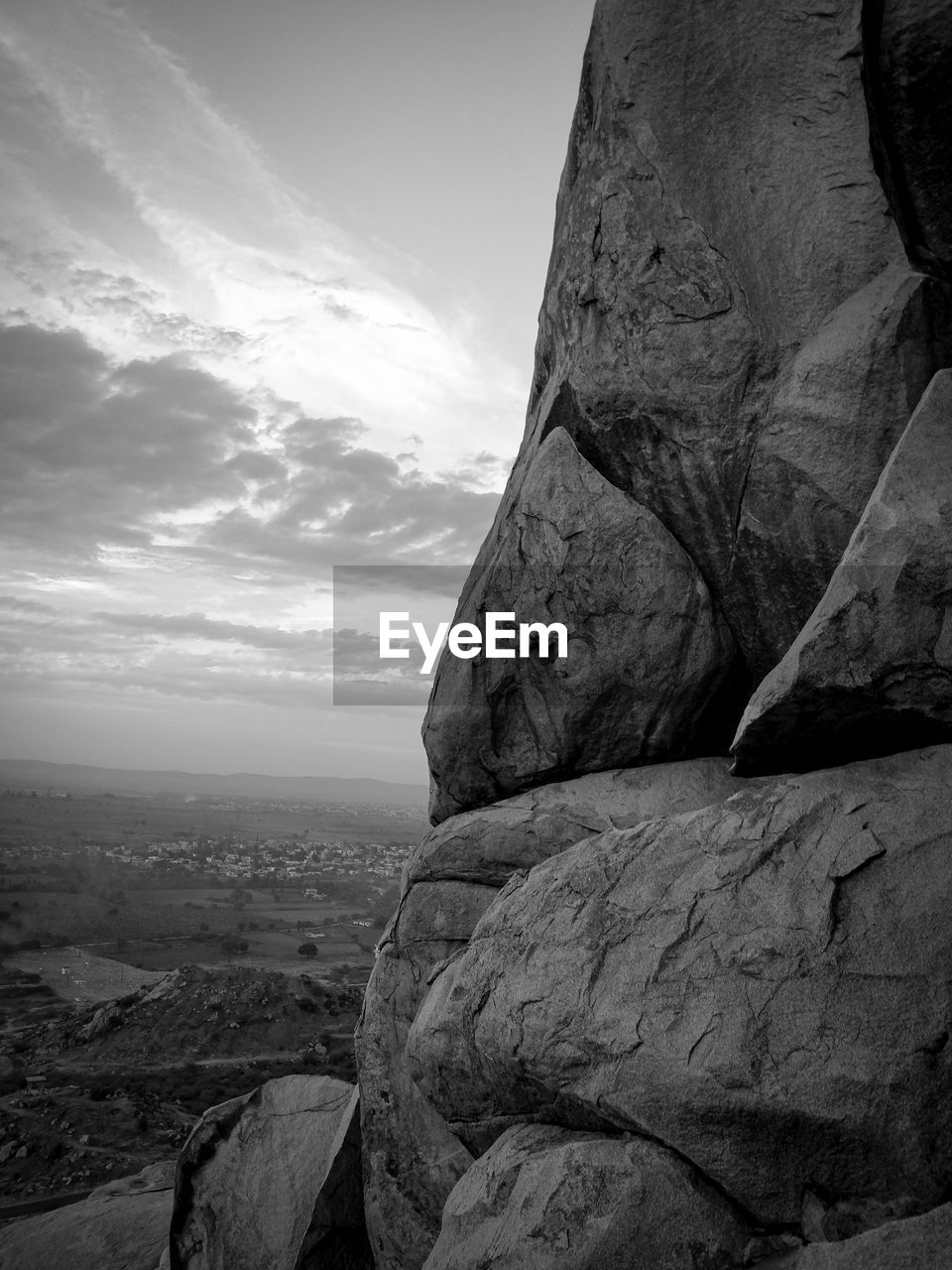 ROCK FORMATION AGAINST SKY