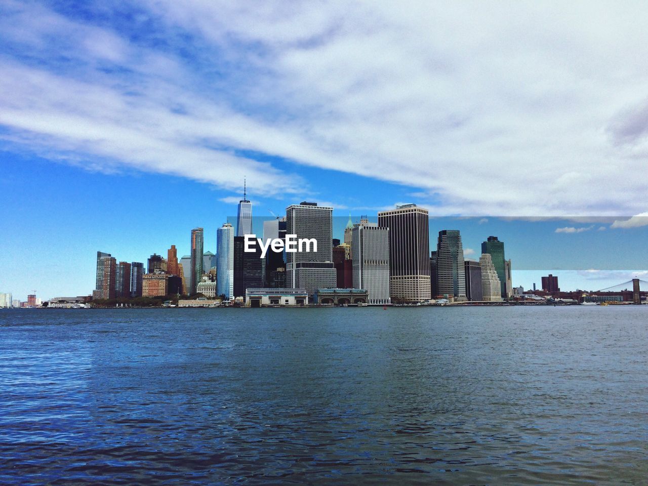 View of cityscape against clear sky