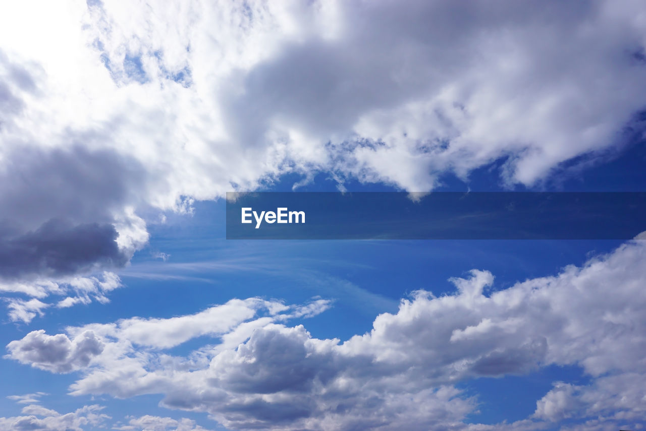 LOW ANGLE VIEW OF CLOUDY SKY