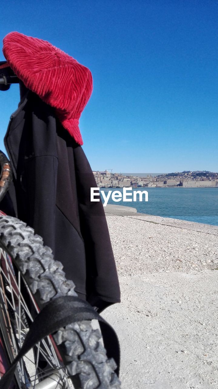 SCENIC VIEW OF BEACH AGAINST CLEAR SKY