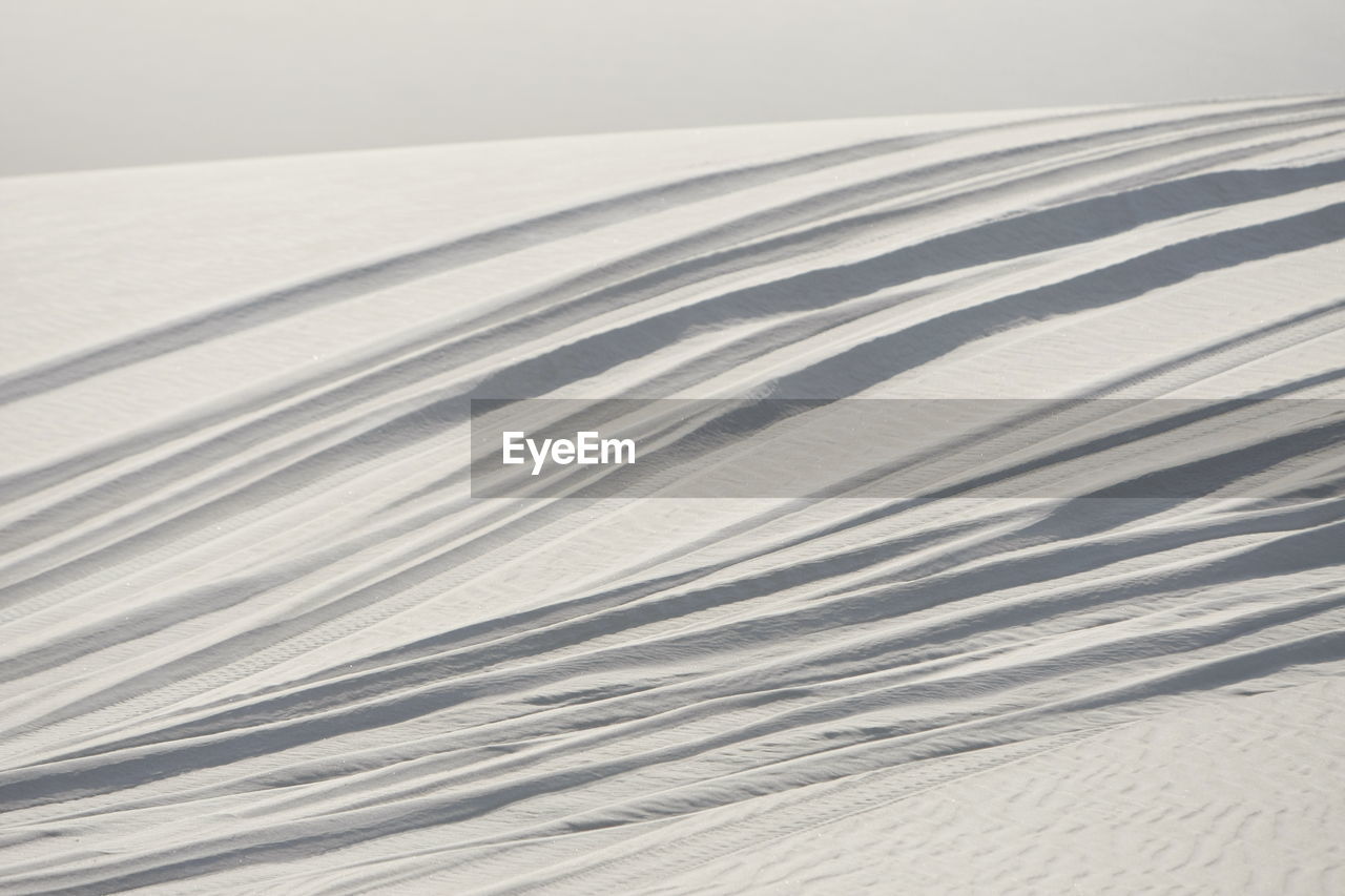 Close-up of sand dune in desert