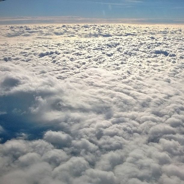 AERIAL VIEW OF CLOUDY SKY