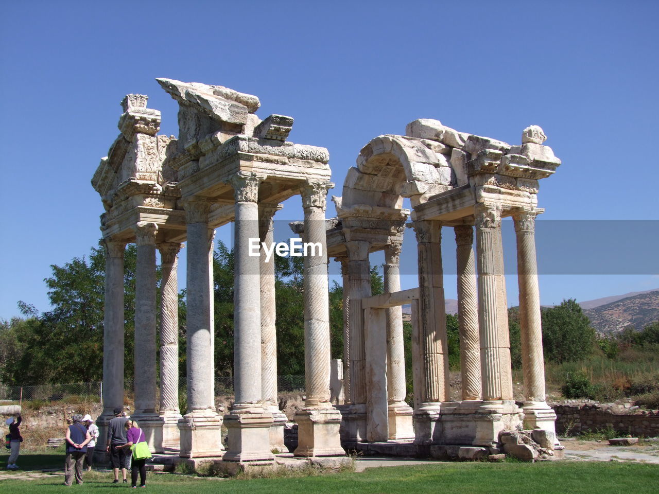 Low angle view of historical building