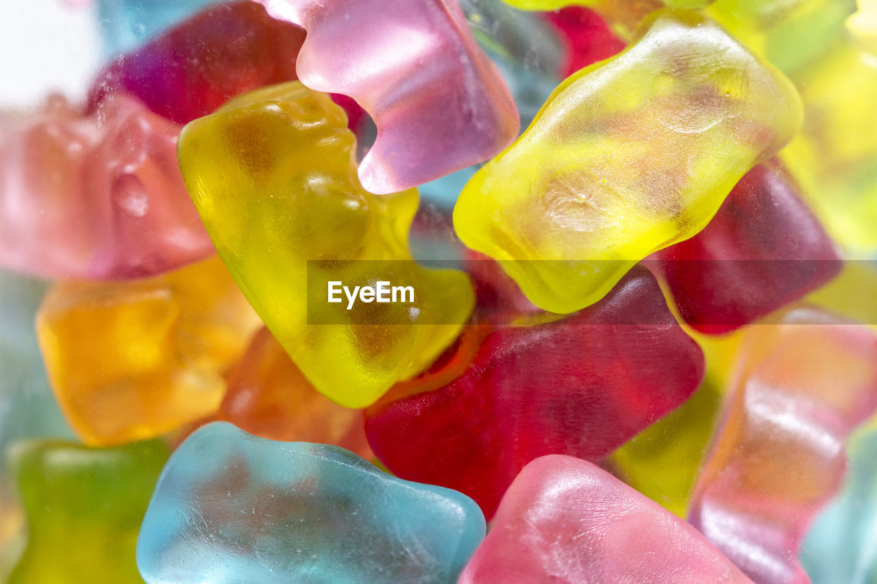 Close-up of jelly bears