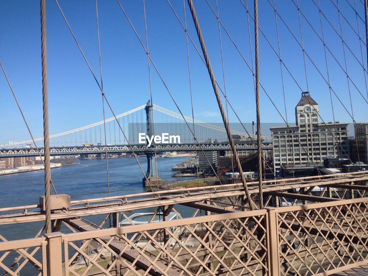 SUSPENSION BRIDGE OVER SEA