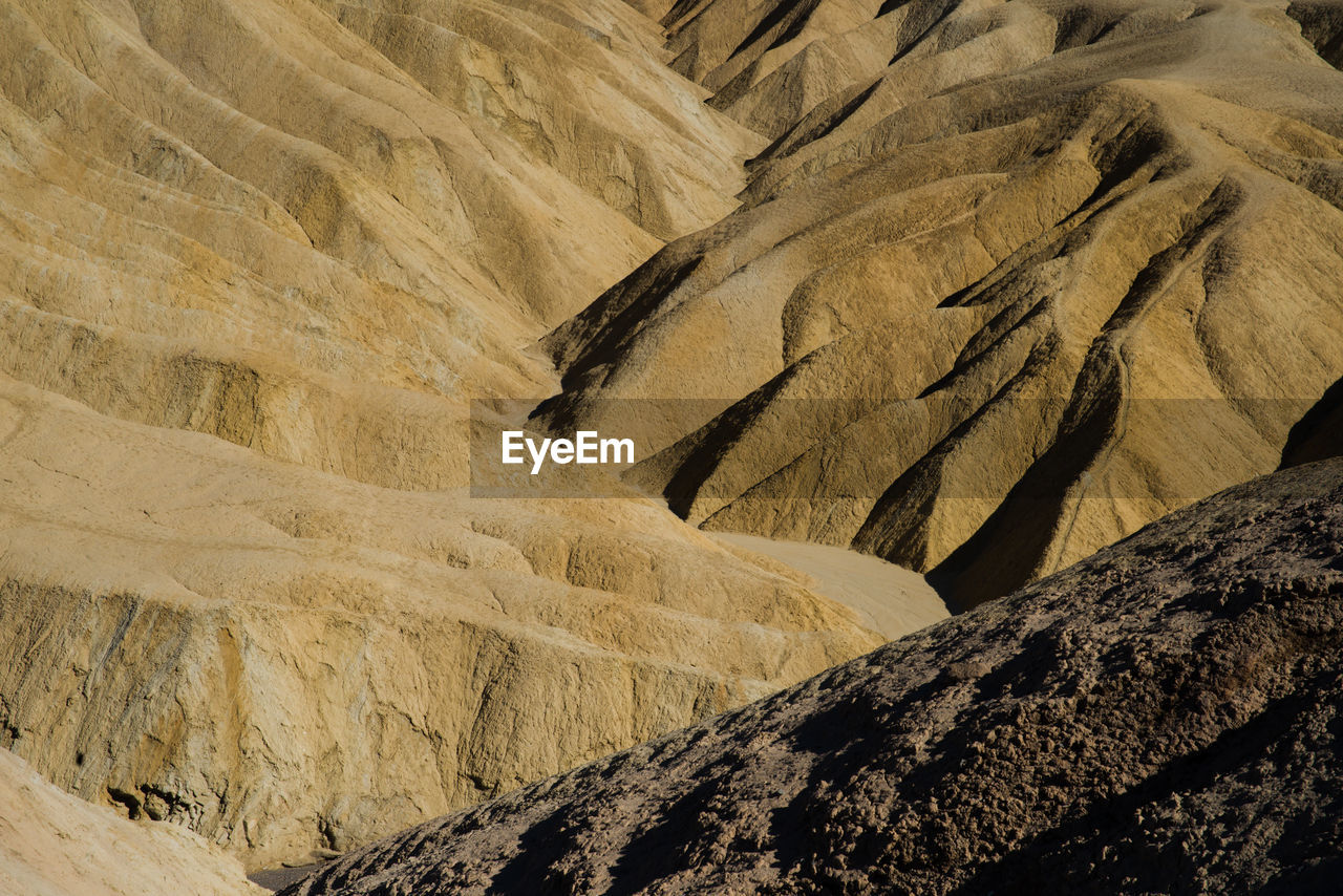 Full frame shot of rock formations