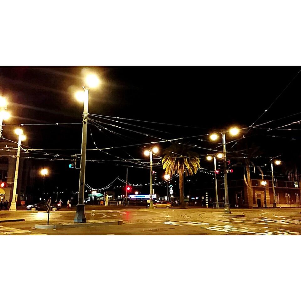 VIEW OF ILLUMINATED STREET LIGHT