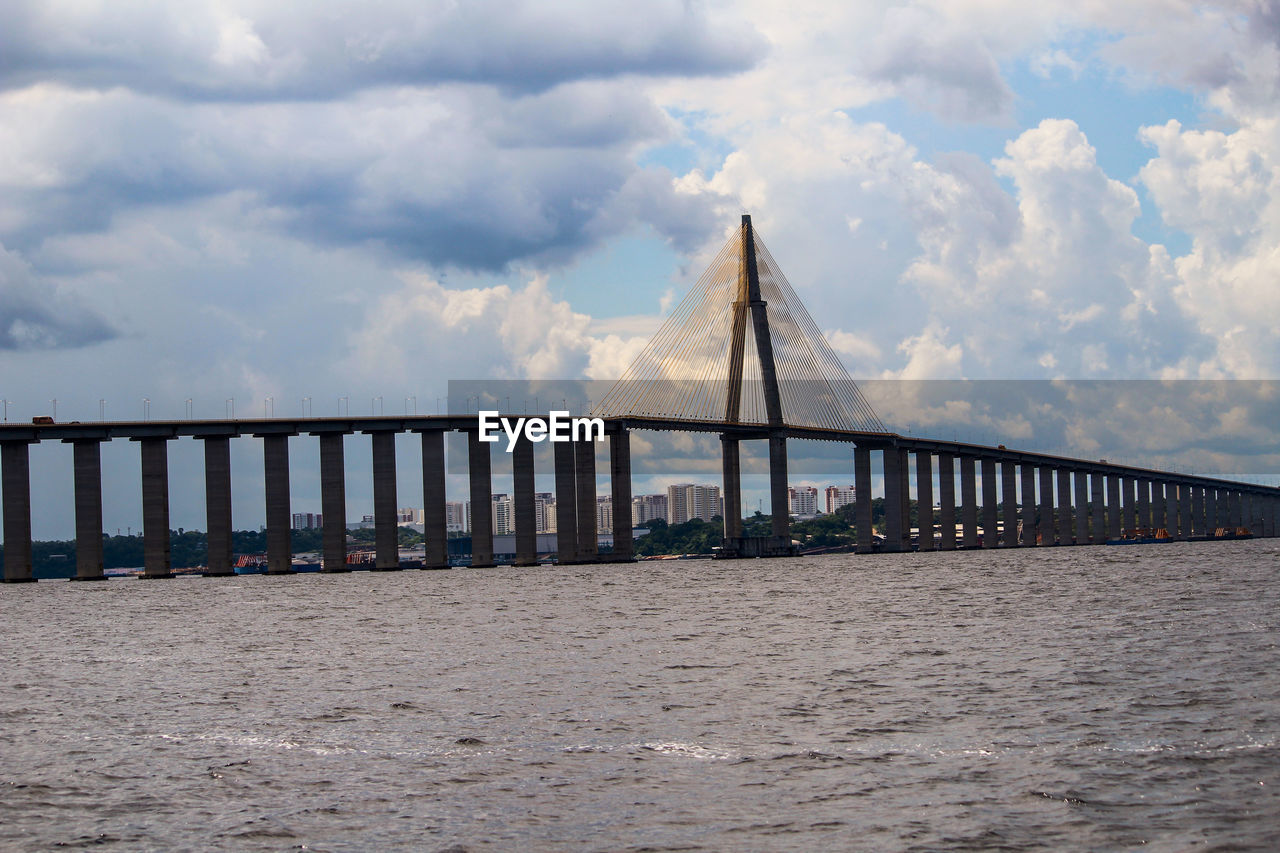 SUSPENSION BRIDGE OVER SEA