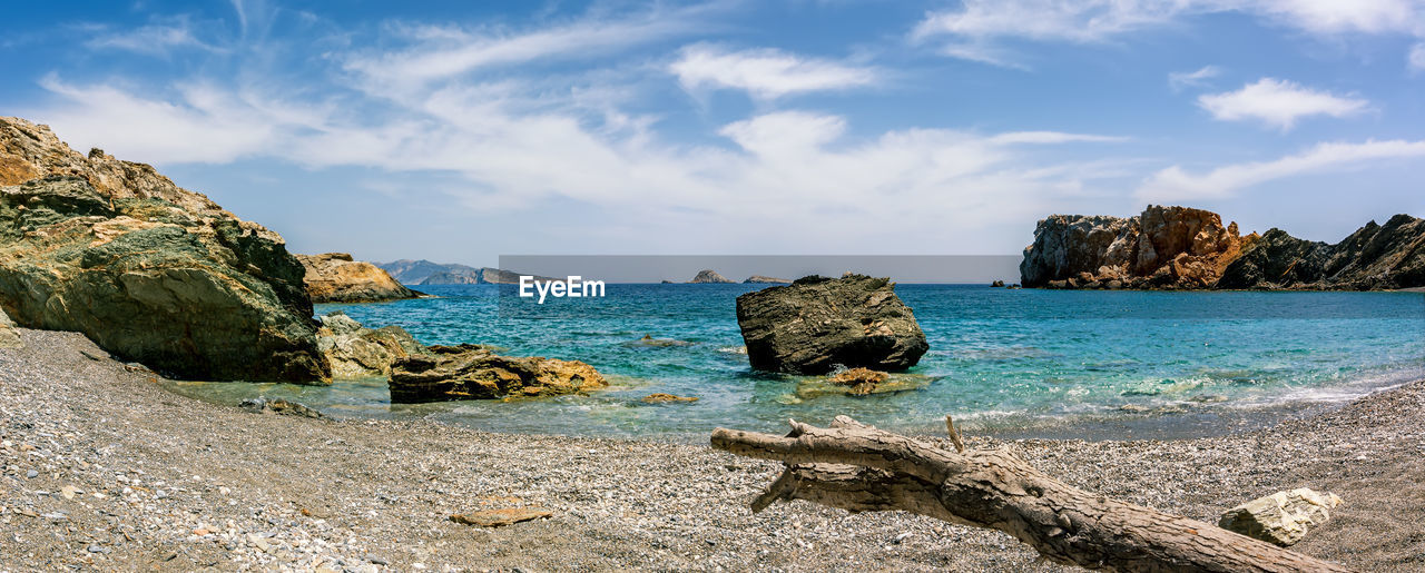 PANORAMIC SHOT OF SEA AGAINST SKY