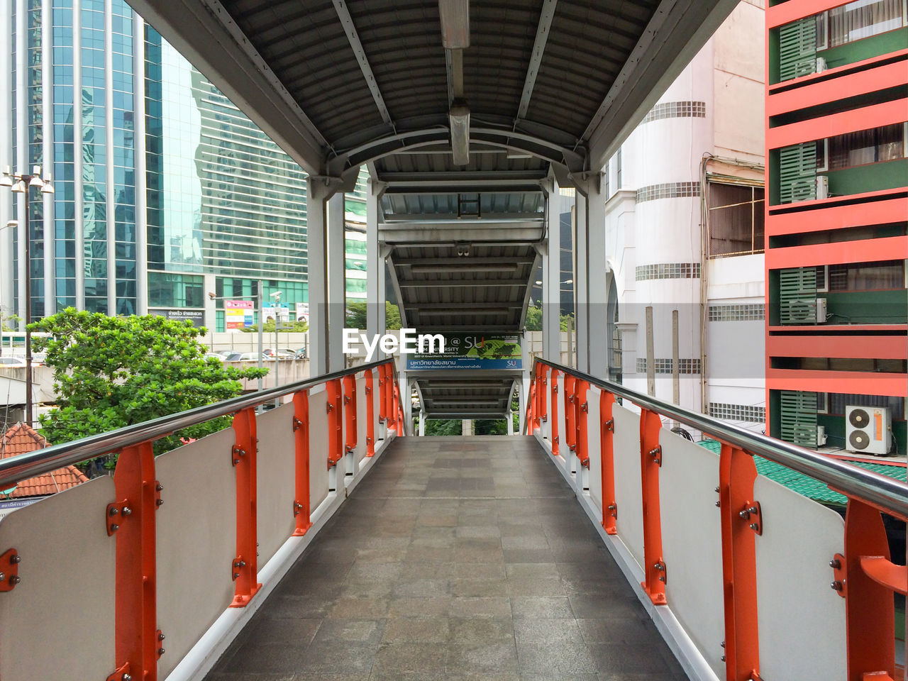 FOOTPATH AMIDST BUILDINGS