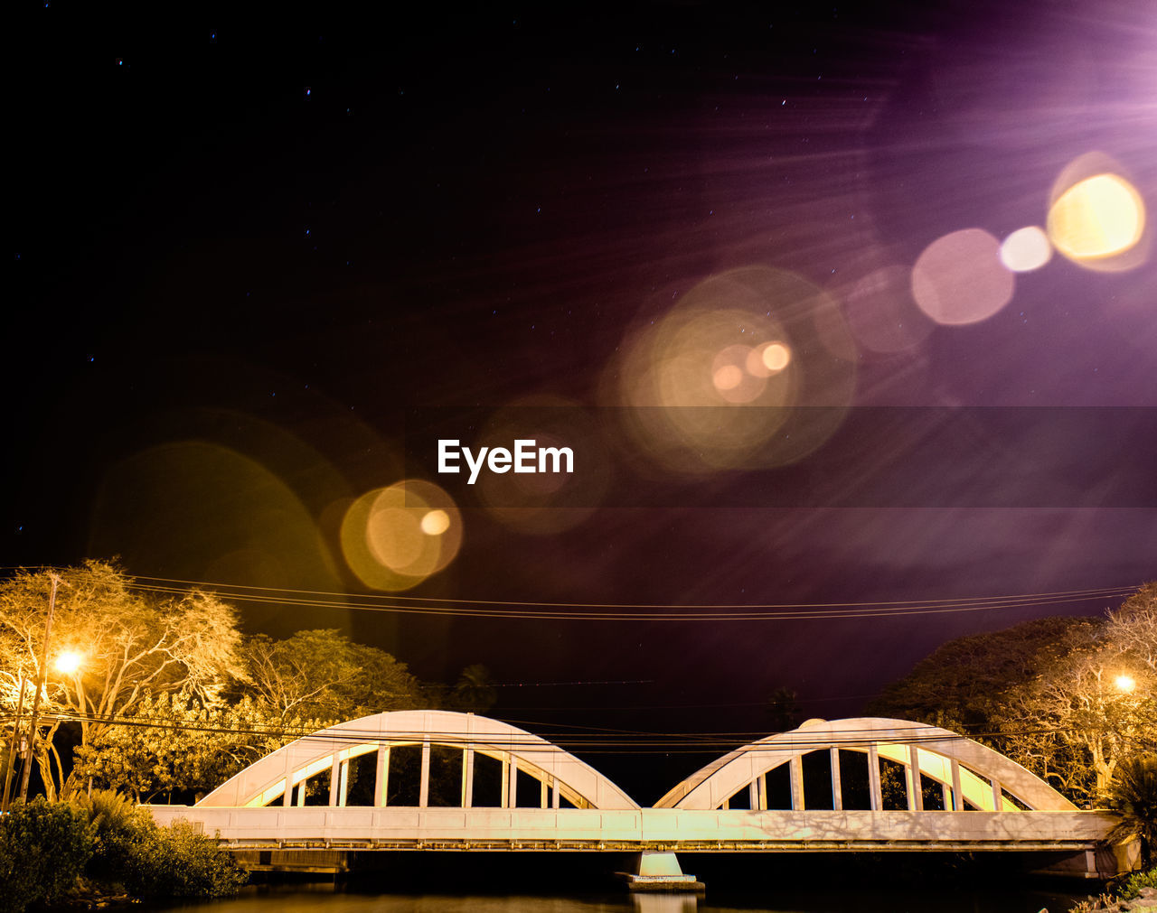 Haleiwa bridge against sky at dusk