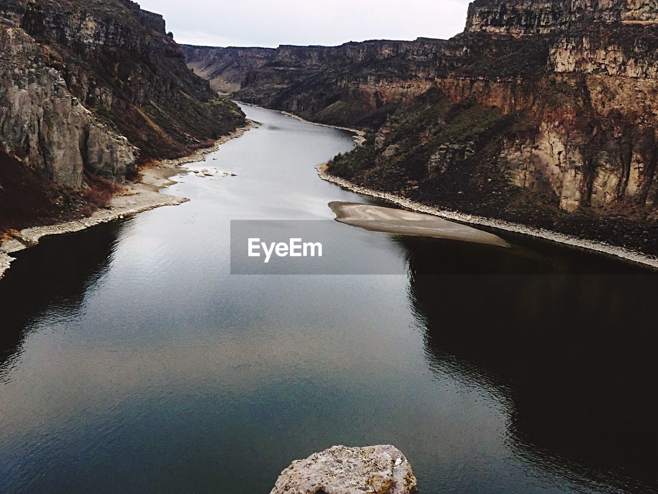 Scenic view of river