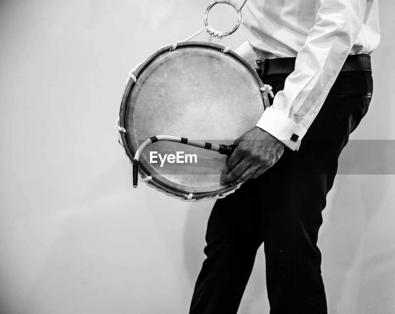 Man playing indian drum