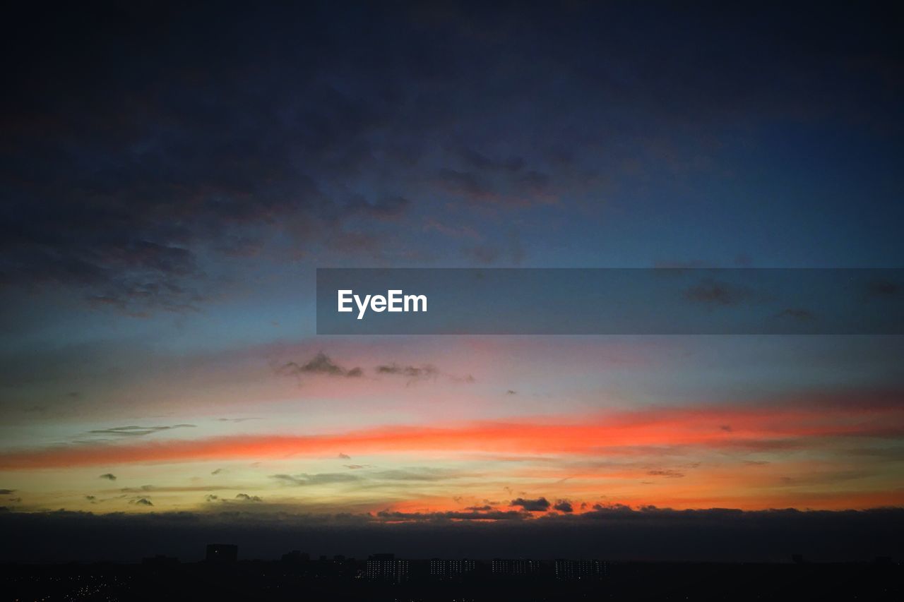 SCENIC VIEW OF SUNSET SKY