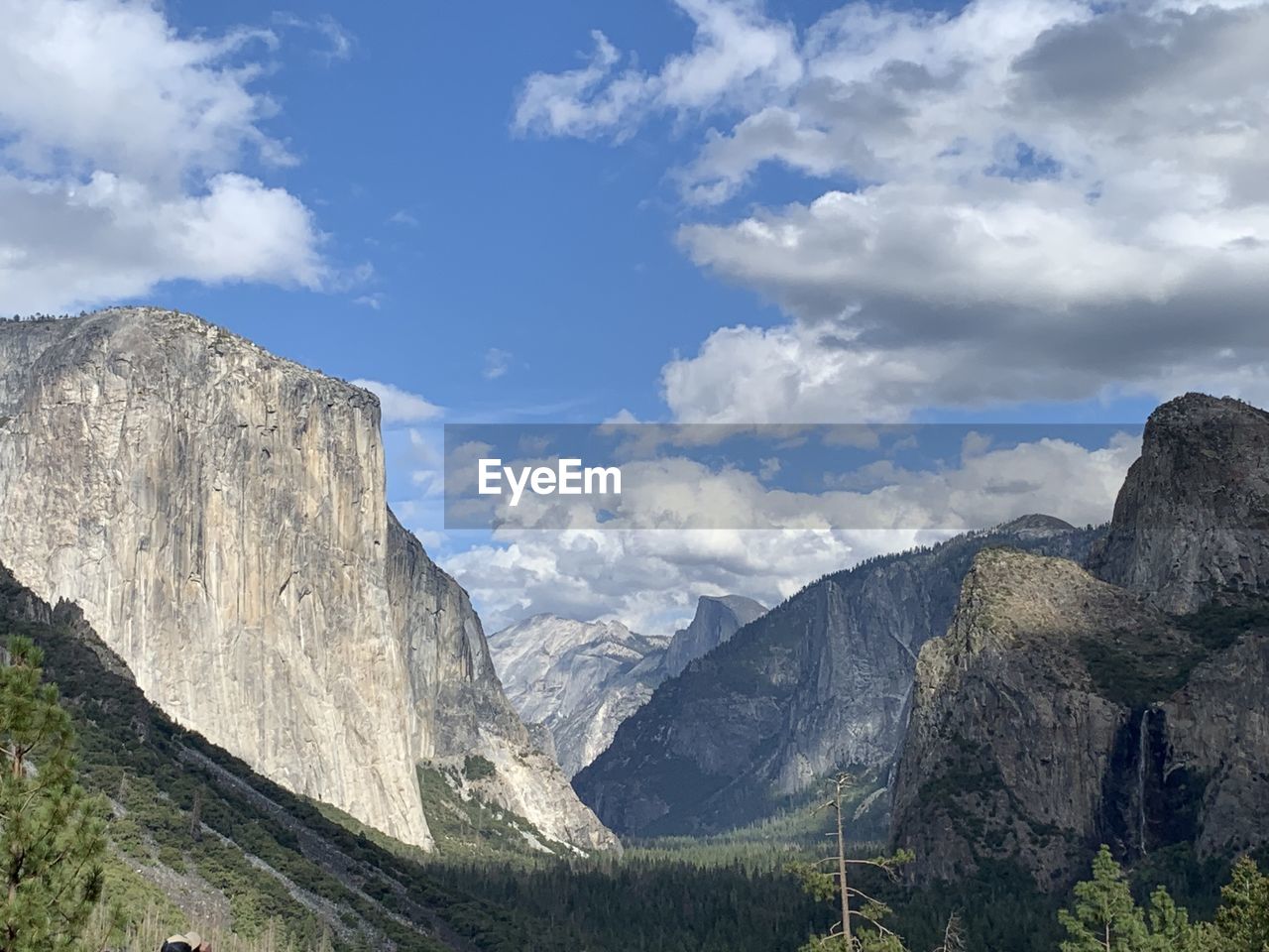 Low angle view of mountains against sky