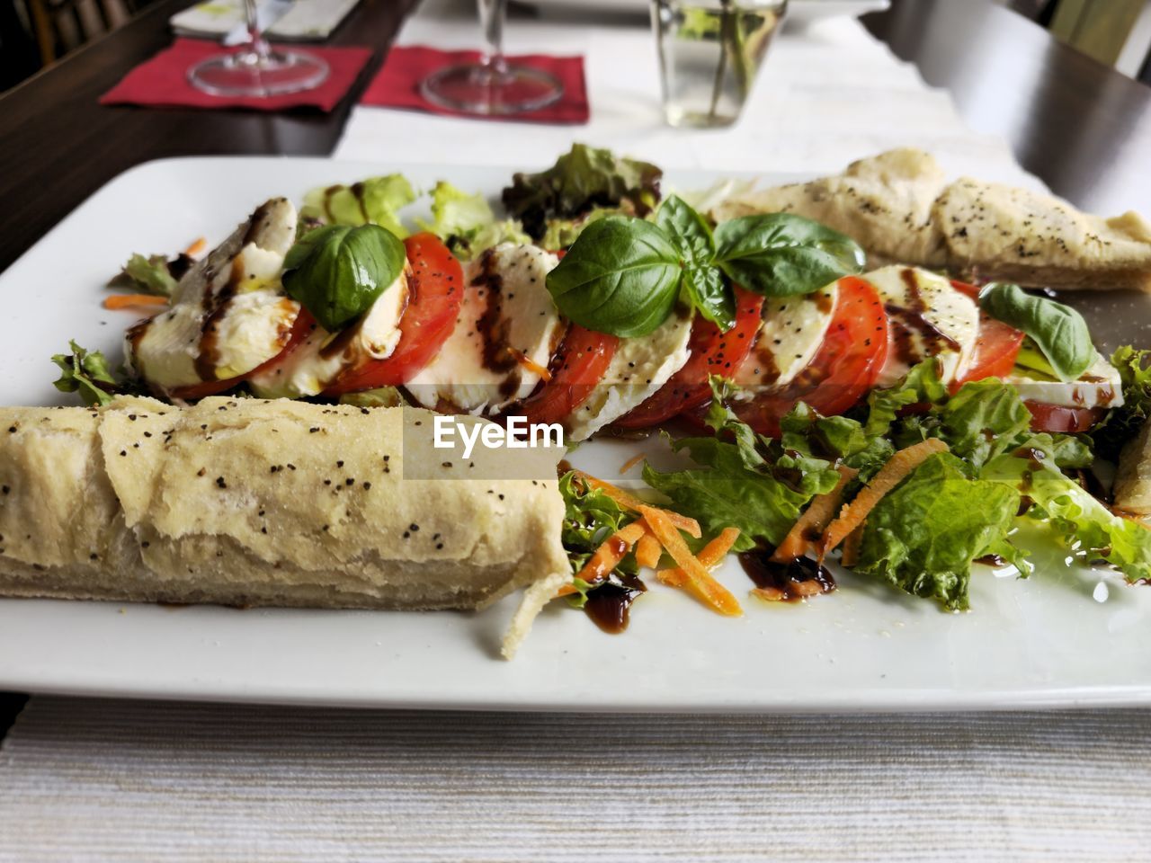 close-up of food in plate