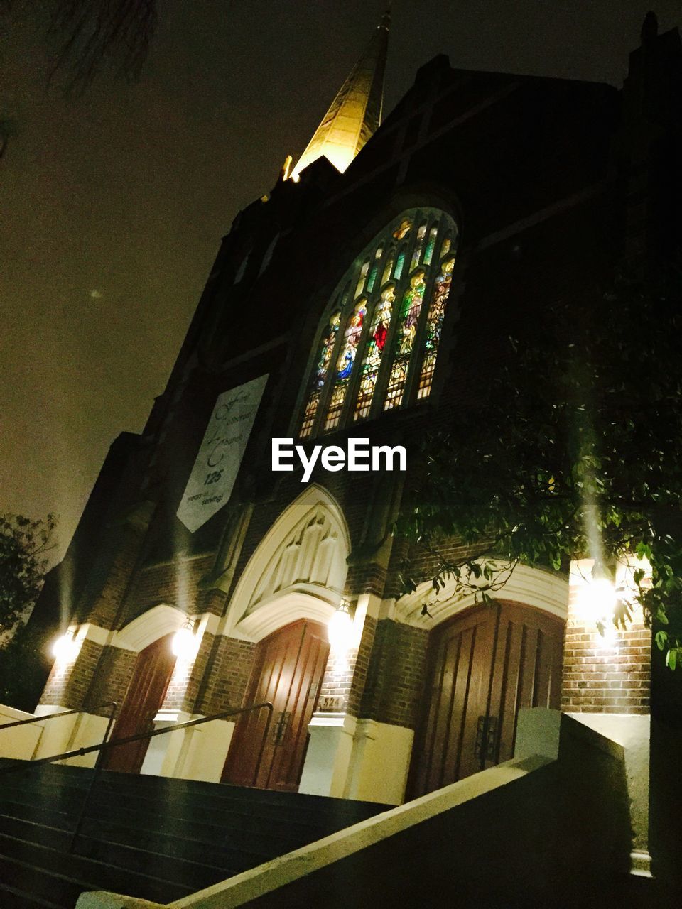 Church at night