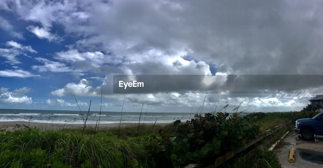 STORM CLOUDS OVER SEA