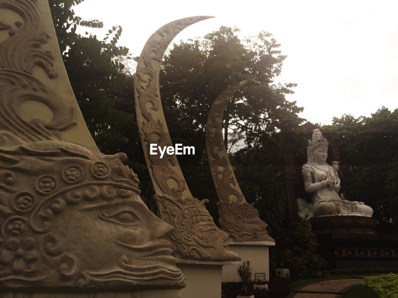 LOW ANGLE VIEW OF TEMPLE