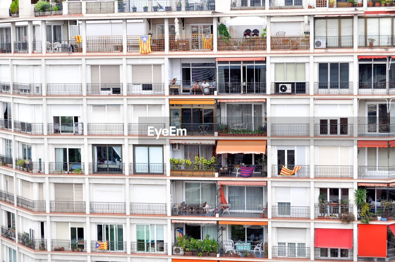 Full frame shot of residential building