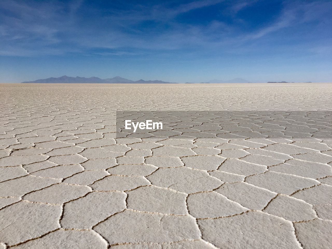 Scenic view of land against sky