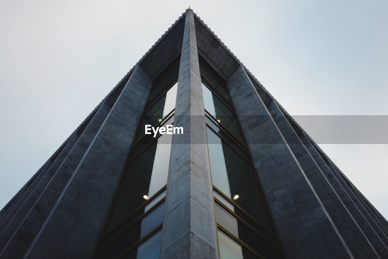 LOW ANGLE VIEW OF MODERN BUILDINGS