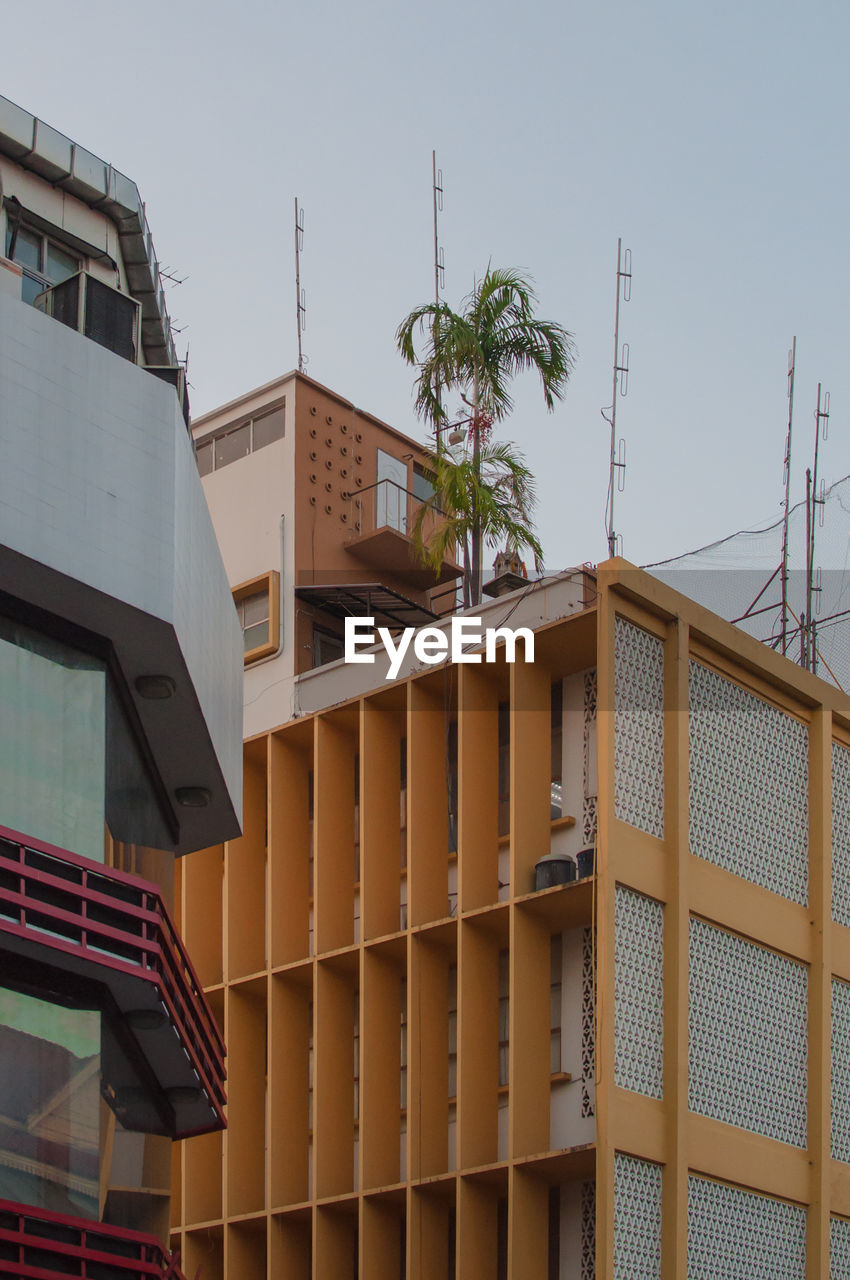 Low angle view of building against sky