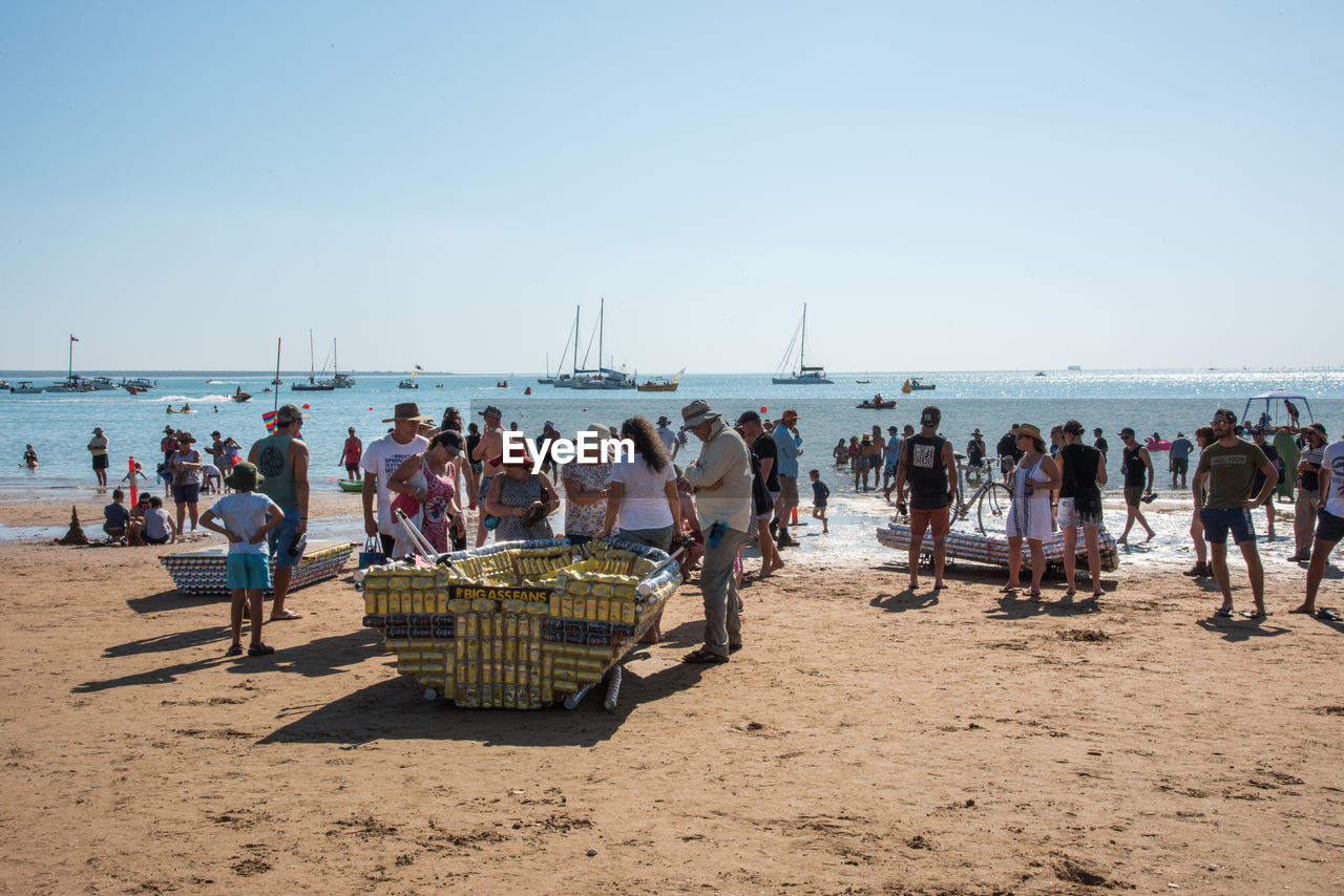 People at beach