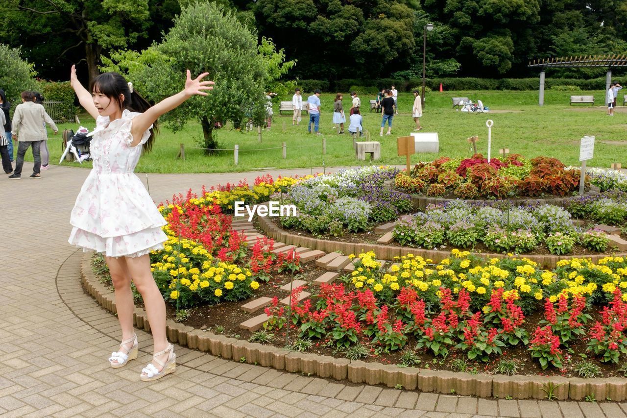 WOMAN IN PARK