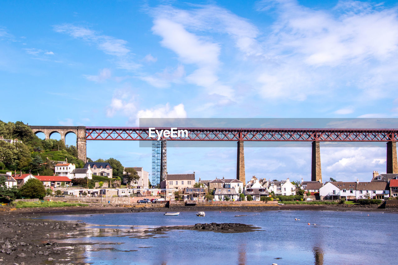 ARCH BRIDGE OVER RIVER AGAINST SKY