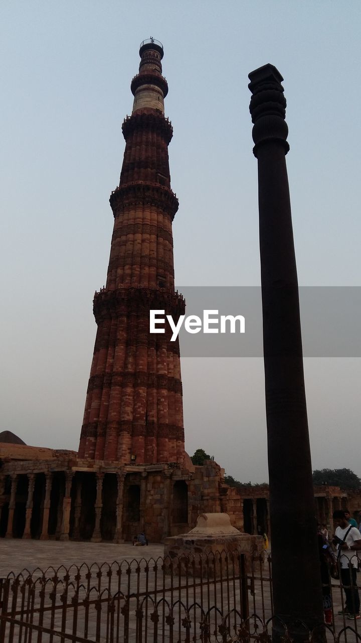 LOW ANGLE VIEW OF TOWER AGAINST SKY