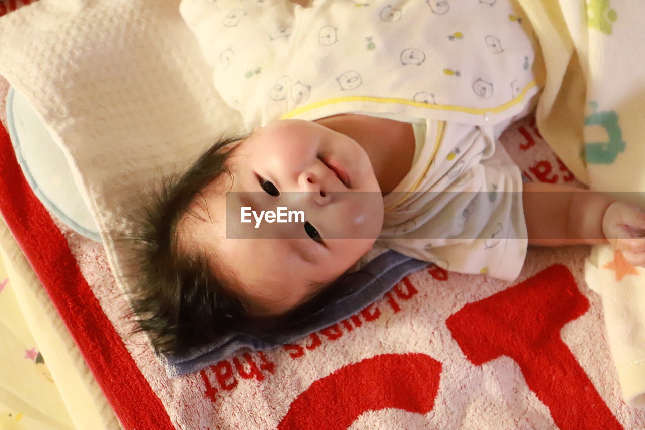 CUTE BABY SLEEPING IN BED