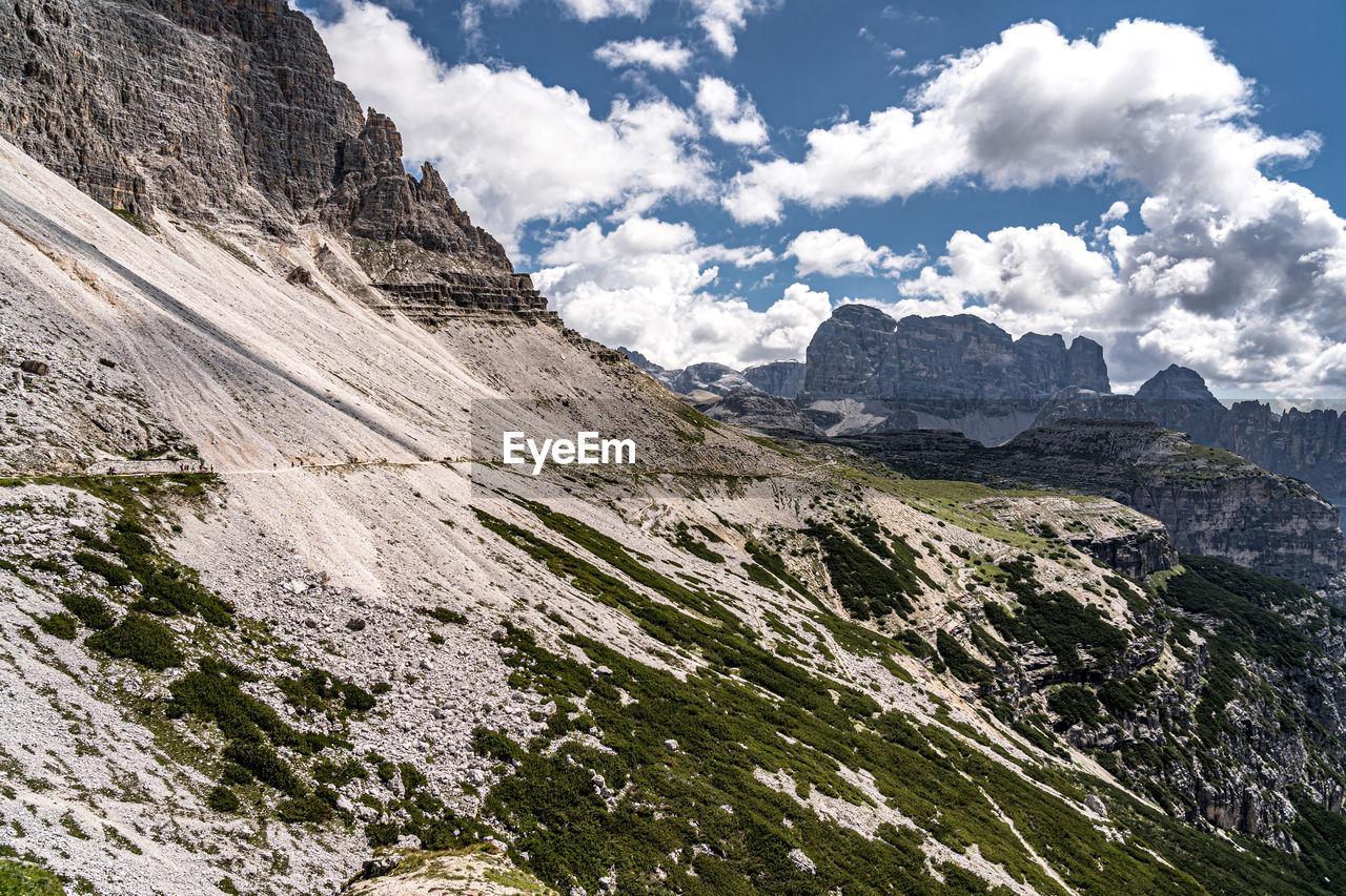 SCENIC VIEW OF ROCKY MOUNTAIN AGAINST SKY