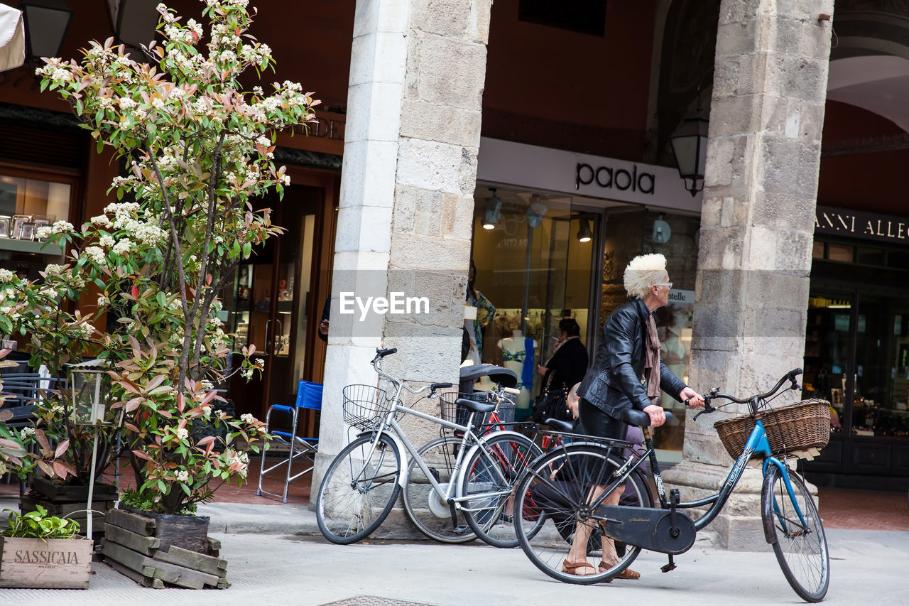 BICYCLES ON STREET